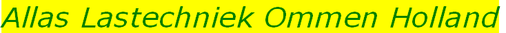 Allas Lastechniek Ommen Holland